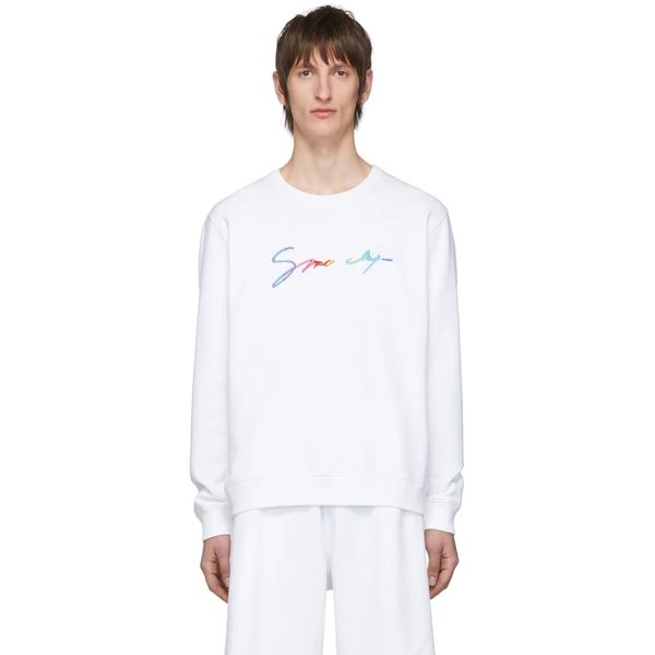 

20ss men women hoodies 2020 new couple long sleeve solid color hoodies mens fashion letter printed hiphop sale, White;black