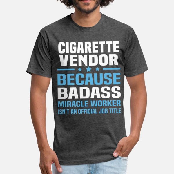 

cigarette vendor t shirt men character 100% cotton size s-3xl unique famous building spring slim shirt