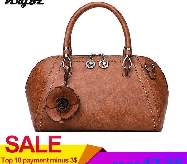 

kxybz lady handbag women handbags leather bags women female bag pu single shoulder bag vintage tote002