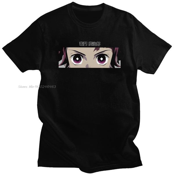 

kawaii tanjiro box demon slayer tshirt men o-neck short sleeve kimetsu no yaiba summer t-shirt cotton tee