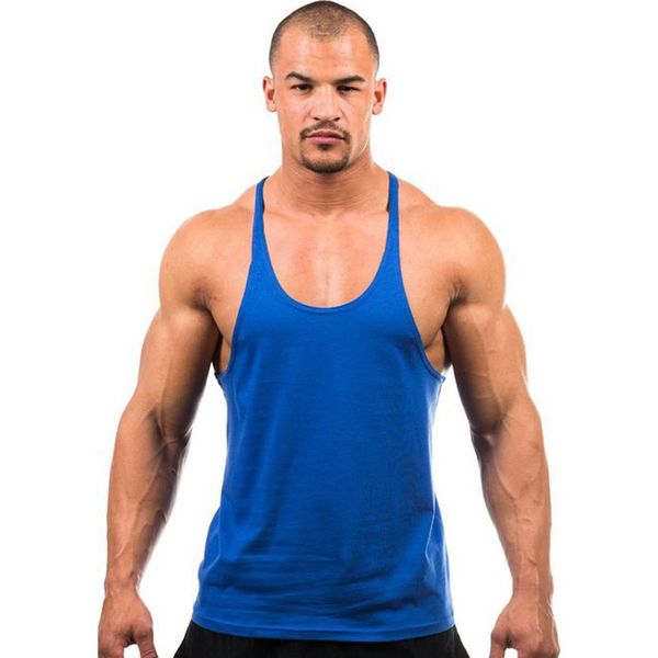 

men' tank 6 colors men stringer fitness singlet sleeveless shirt workout man undershirt clothing, White;black
