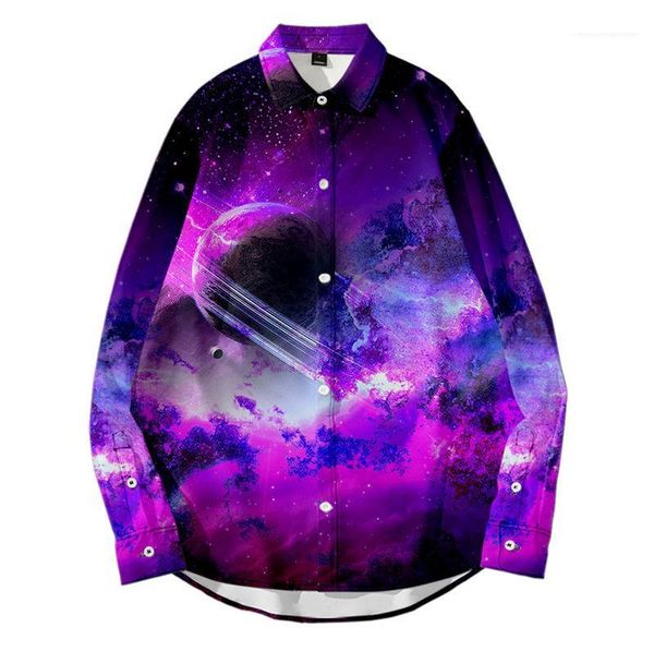 

mens 3d digital print shirts males casual shirts fashion print mens designer shirts long sleeve turndown collar, White;black
