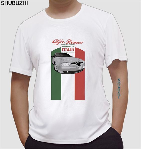 

men the original alfa romeo relaxed fit t shirt italy teenage pre-cotton short sleeve o neck t-shirts male tees euro size