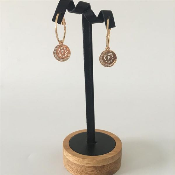 

lovely women hoop earring gold color plating letter moon star filigree round charm hoop earrings, Golden;silver