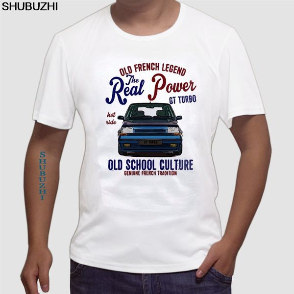 

clothing summer t-shirt hip hop fitness vintage french car 5 gt turbo real power new cotton o neck tee shirt euro size