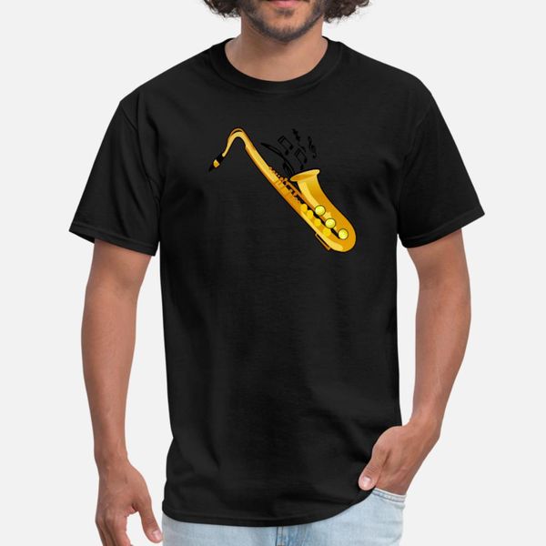 

saxophone t shirt men print short sleeve euro size s-3xl pattern graphic funny casual summer style trend shirt