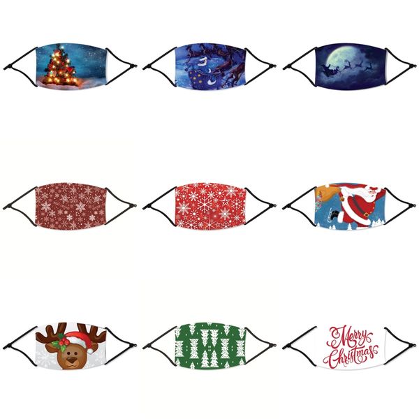 

2020 new 3d printing christmas mask animal expressions fashion dust christmas mask personality creativityanddesigner christmas mask#14833, Black