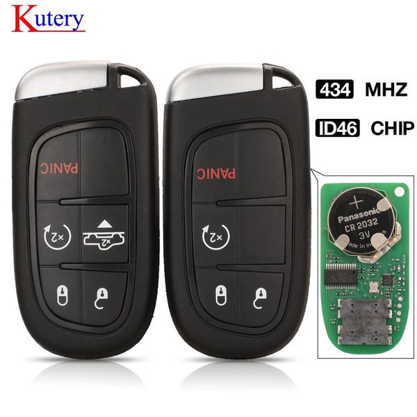 

kutery smart remote control car key for air suspension for 1500 2500 3500 2013 - 2020, fob original 433mhz - id46 gq4-54t