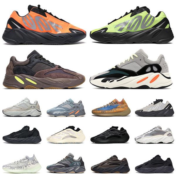 

new 700 kanye west mens trainers running shoes for women sneakers wave runner phosphor blue oat v2 azael vanta mauve sports trainers 36-46, White;red