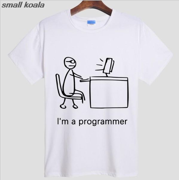 

i am a programmer geek creative design men's short sleeve t-shirt