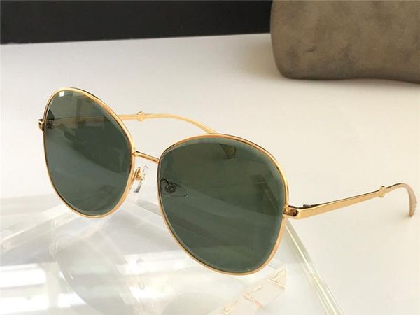 

new fashion designer sunglasses 4261 round frame crystal cutting lens popular style uv400 protection wholesale eyewear women, White;black