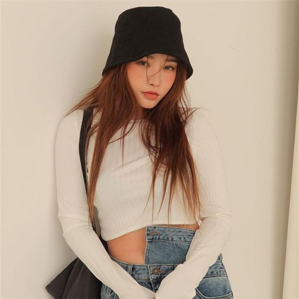 

hat women summer japanese bucket hat thin fisherman breathable basin, Blue;gray