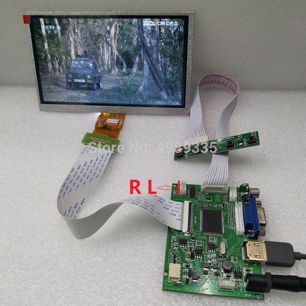 

7 inch display panel module kit hdmi vga av1 av2tn screen 1024x600