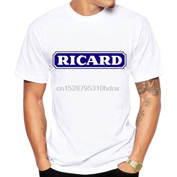 

new fashion funny t shirts ricard brand t-shirt 2019 fashion tshirt men t-shirt o-neck casual short broadcloth shirt men