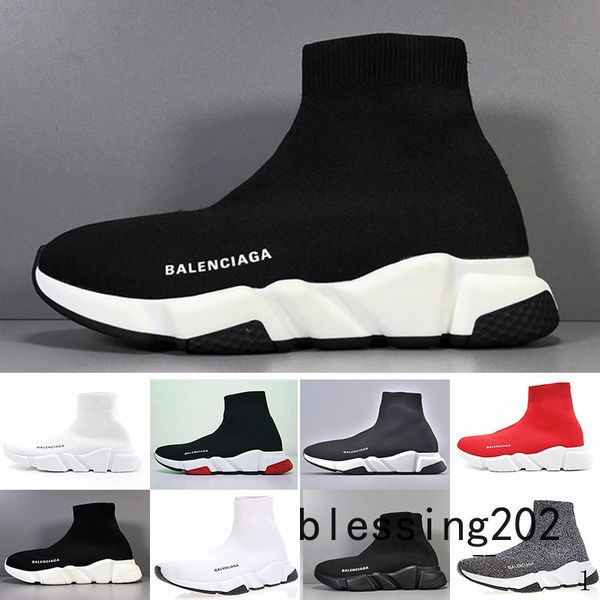 

sneakers speed trainer black red gypsophila triple black fashion flat sock boots casual shoes speed trainer runner with dust bag sbw2p
