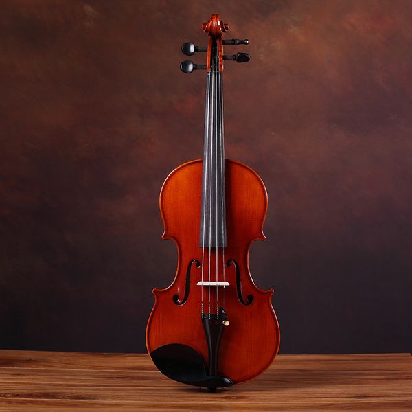 

special violin tiger pattern handmade student solid wood for examination