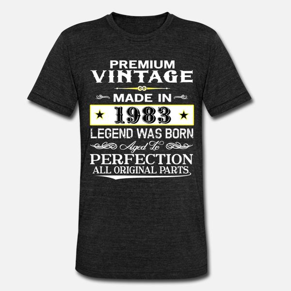 

premium vintage 1983 t shirt men customize short sleeve s-xxxl letters sunlight breathable summer trend shirt