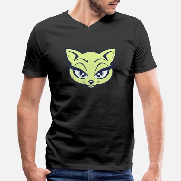

симпатичные животные cat head смешные дети изображение изображение nice t shirt men anti-wrinkle хлопок вокруг шеи одежда anti-wrinkle повсе
