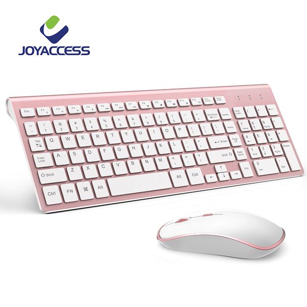 

joyaccess thin computer keyboard mouse set silent buttons wireless keyboard mouse combo wireless mause ergonomic mice for office
