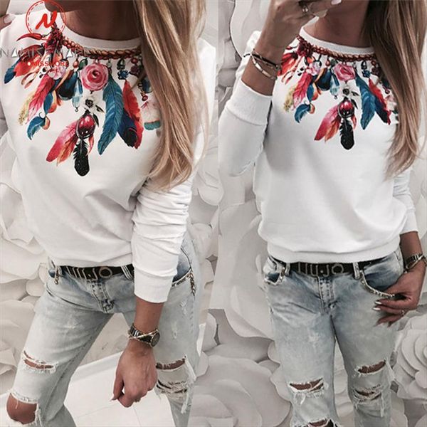 

женщины с длинным рукавом толстовка для streetwear лоскутной дизайн o neck печати осени зима война комфортных повседневных пуловеры лучшего, Black