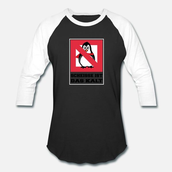 

shit is cold penguin black t shirt men knitted 100% cotton o neck pattern anti-wrinkle fashion spring pictures shirt