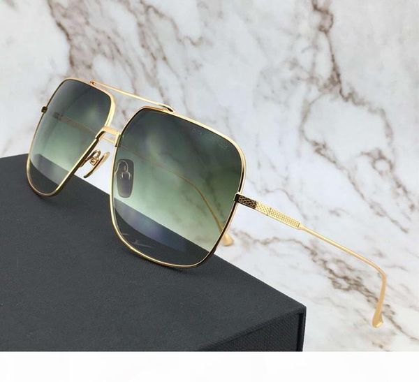 

vintage gold green pilot mens sunglasses designer flight sunglasses glasses shades gafas de sol new with case box, White;black