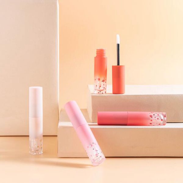 Neue heiße Verkauf 3 ml runde Lipgloss Tube Lippenglasur Tube Plastikflasche Lippenglasur Verpackungsmaterial