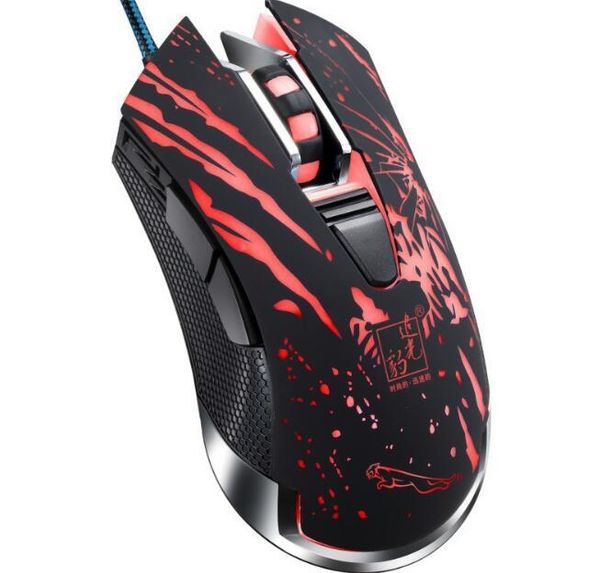 

cgjxscable lighting usb game mechanical counterweight block led lighting internet bar mouse factory direct sale wholesale