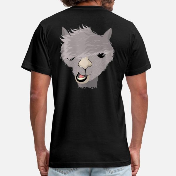 

hungry alpaca lama t shirt men designer tee shirt plus size 3xl letters loose new style summer letters shirt