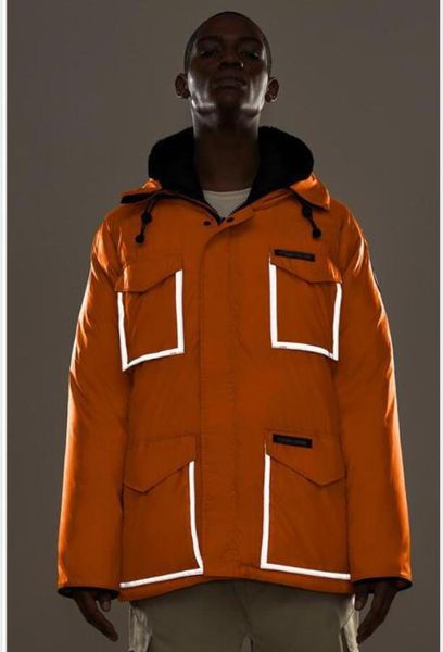 

down jacket co-branded high-quality down jacket thickened warm ski mountaineering wear winter parkas white duck down jacket, Black