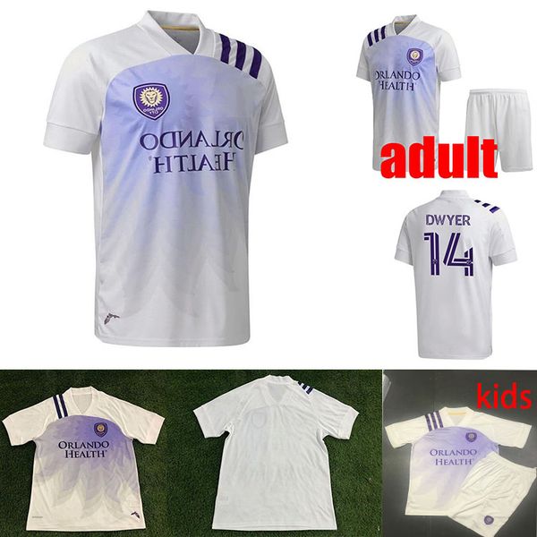 

orlando city soccer jersey nani akindele dwyer mueller kljestan kaka colman 2020 2021 football shirt thailand men uniform size: s-xxl, Black;yellow