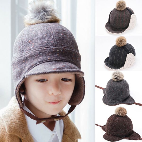 

new girls baby hats cute cotton stretchy beanie lace up newborn infant winter hats, Yellow