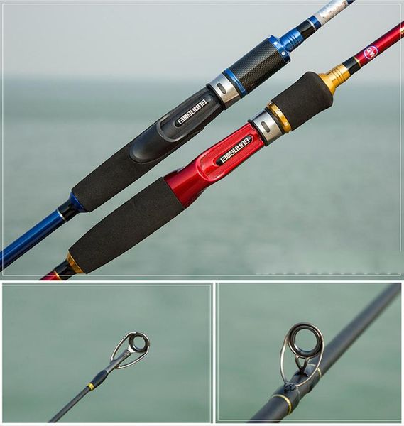 

1.8m straight shank gun handle road set carbon fishing rod balance double pole slightly hard fishing rod set pass fishing rod reel