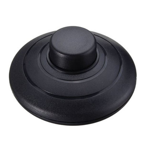 

pc foot pedal switch push power black durable inline lamp on-off control