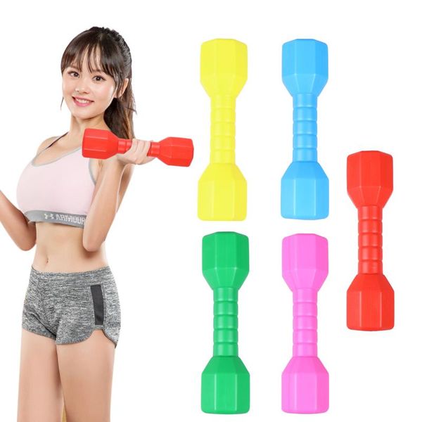 

dumbbells 4pcs children octagonal dumbell outdoor plastic fitness equipment kids performance dancing tool sport exercise toy (green)