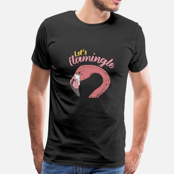

let s flamingle i flamingo sassy bird t shirt men designing short sleeve round collar normal loose new fashion spring normal shirt
