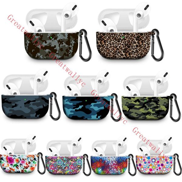

cgjxssilicone printing case for airpods pro protect cover funda for airpods 2019 air pods case bluetooth earphones accessories