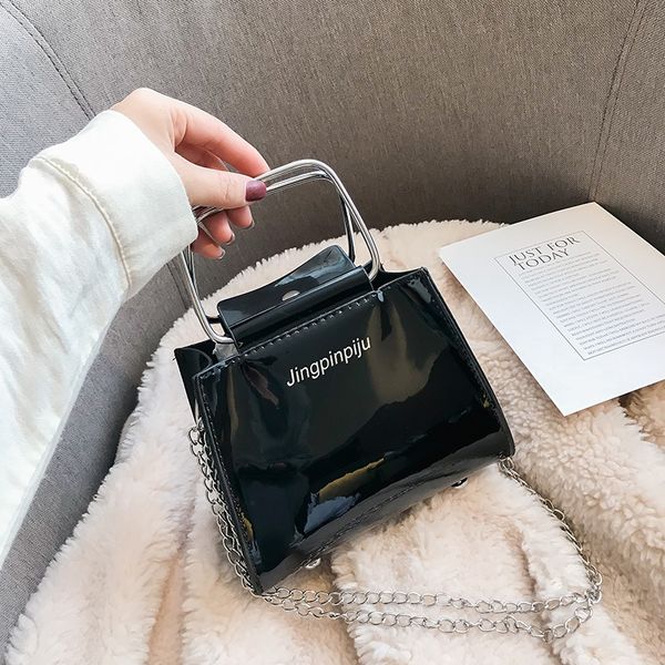 

the new patent leather square sling bag shoulder/crossbody bag