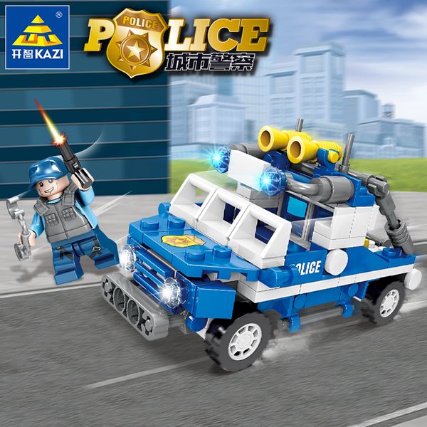 

blocks toys city police series anti-terrorist assault vehicle children block toys 2020 selling gift of the child
