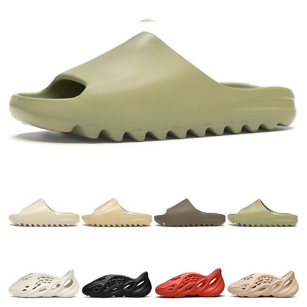 

adidas yeezy slide kanye west slippers bone desert sand resin earth brown араратской бегун mens горок пляж отель сандалия открытые моды, Black