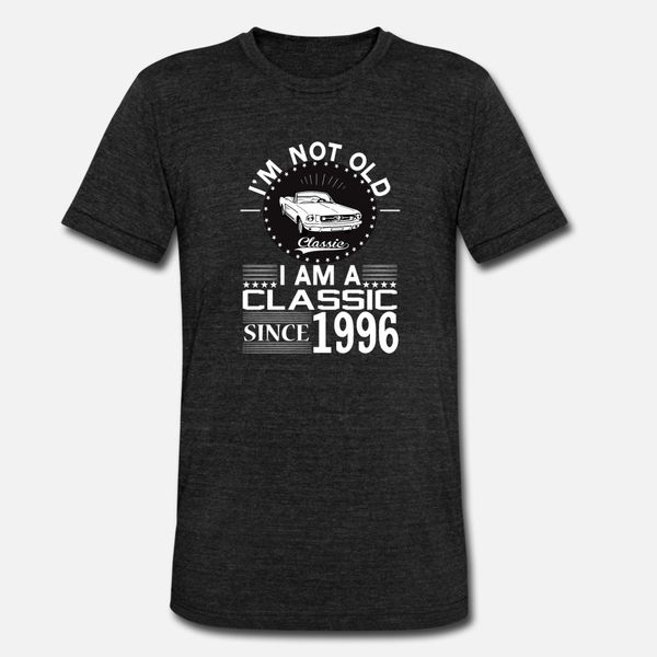 

classic since 1996 t shirt men customized short sleeve s-xxxl standard fit basic summer style novelty shirt