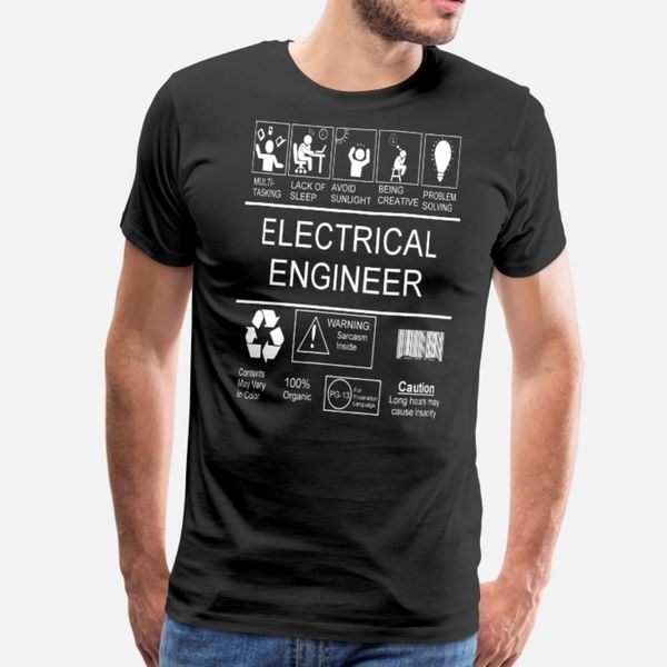 

инженер-электрик тенниска мужчин характер футболка s-3xl стандартный милый новый стиль лето природные рубашки