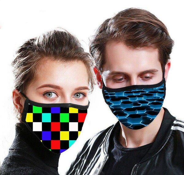 

outdoor designer multi-design cloth pm2.5 anti printing face cover cotton 3d mask e2008 bvuxi