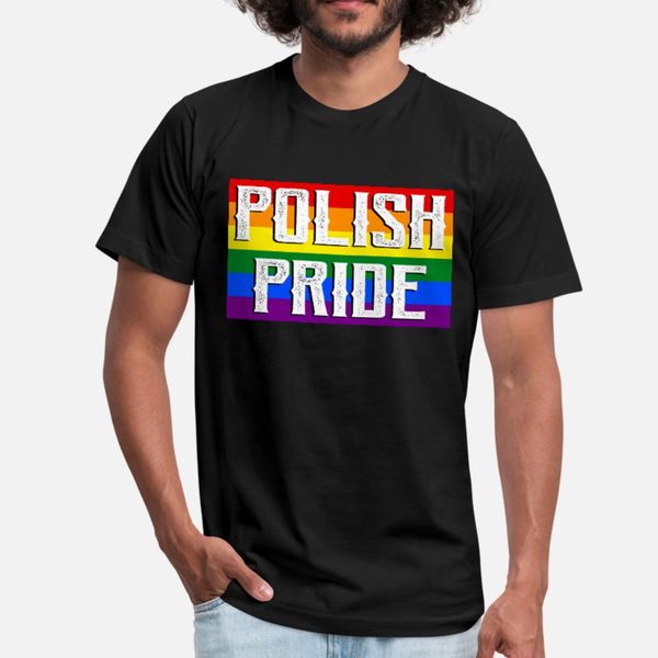 

польский pride design. польша lgbt. gay flag. т рубашки мужчин печать с коротким рукавом плюс размер 3xl homme fit базовая весна осень новиз