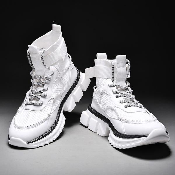 

autumn new high men running shoes comfortable outdoor non-slip sports shoes rubber hard-wearing men trend man sneakers