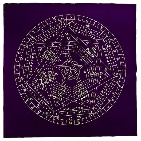 

tarot tablecloth altar tarot cloth variety styles black altar pentagram retro tablecloth christmas gifts card
