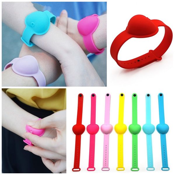 

silicone wristbands hand sanitizer bracelets popular watches bottle mosquito repellent sunscreen gel comfortable durable mix colors 2 2lc f2