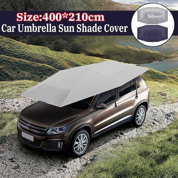 

new car vehicle tent car/picnic umbrella windproof buttons oxford cloth sun shade umbrella car cover 4*2.1m no bracket