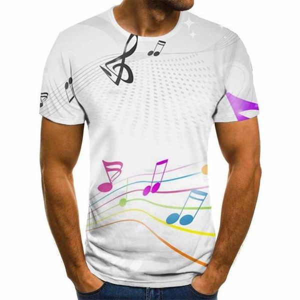 

music art musical instrument 3d style summer 3d print shirts graphic plus size graphic men clothing