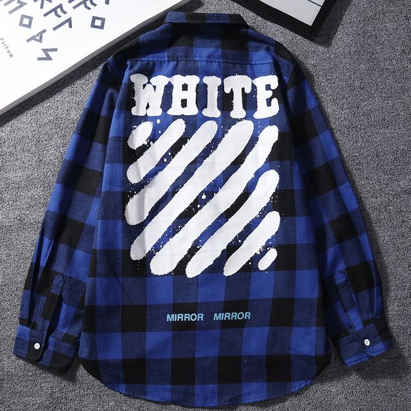 

hip hop men women couple shirts loose splash ink graffiti shirts trend mens skateboard lapel long sleeve shirt, White;black